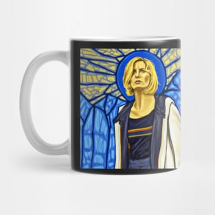 The 13th Doctor - stained glass inspired portrait Mug